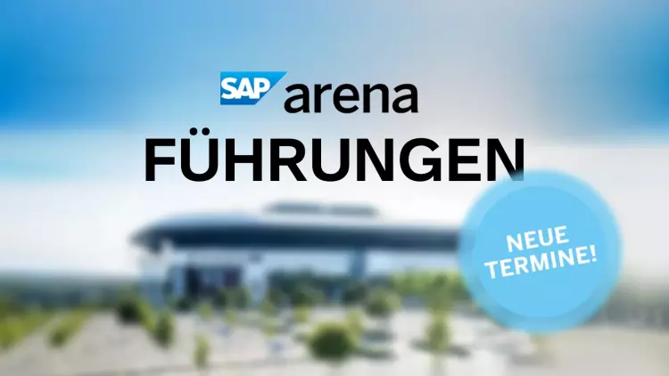 SAP Arena Führungen im August und September