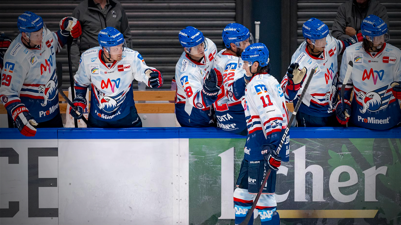 Adler gewinnen erstes Testspiel