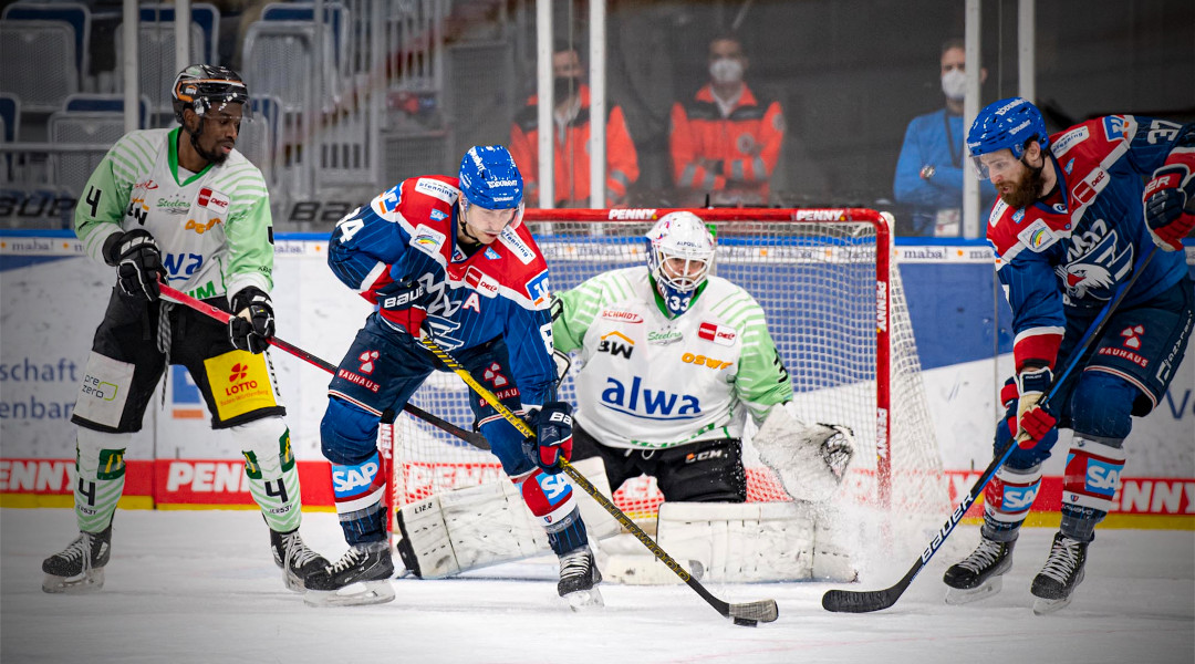 Rendulic-Hattrick bei Adler-Sieg